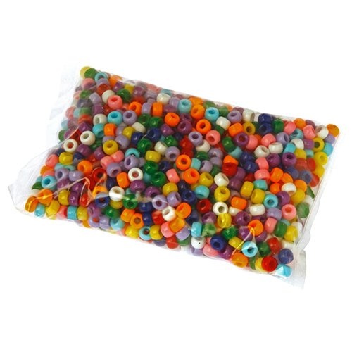 Bouhon Bouhon parels, rond, kunststof, 1000 stuks, assorti