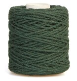 Bouhon Bouhon macramétouw 50 g, ca. 65 m, dikte: 1 mm, donkergroen
