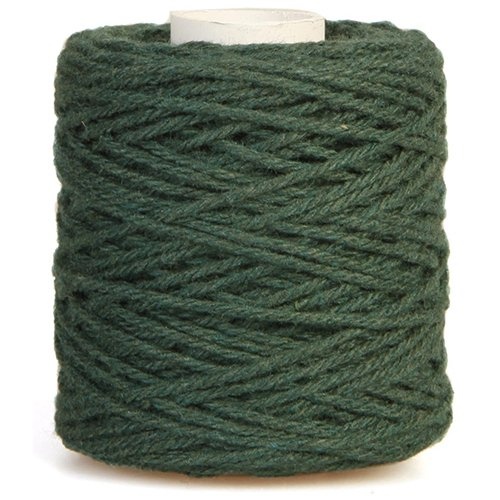 Bouhon Bouhon macramétouw 50 g, ca. 65 m, dikte: 1 mm, donkergroen