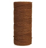 Bouhon Bouhon macramétouw 200 g, ca.130 m, dikte: 2 mm, donkerbruin