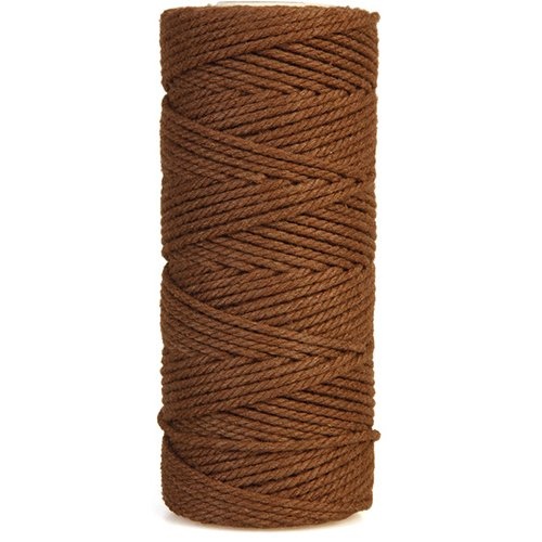 Bouhon Bouhon macramétouw 200 g, ca.130 m, dikte: 2 mm, donkerbruin