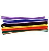 Bouhon Bouhon neon chenilledraad 50 cm x 6 mm, 200 st., assorti