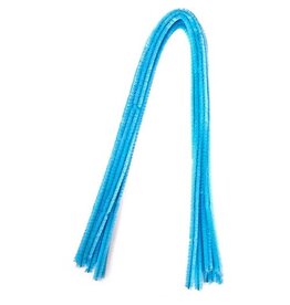 Bouhon Bouhon chenilledraad 50 cm x 8 mm, pak van 10 stuks, lichtblauw