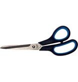 Bouhon Bouhon schaar Softgrip, ft 19 cm, rechts en links, scherpe punt, blauw/zwart