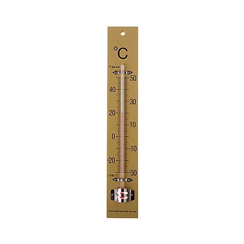 Bouhon Bouhon thermometer 25 x 4 cm, hout