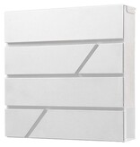 Brasq Brievenbus Deluxe PB200, wit