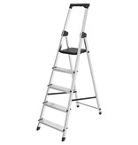 Brasq Brasq trapladder SL500, aluminium, zilver,  5 treden