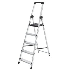 Brasq Trapladder Sl500 5Tr Zilver [1st]