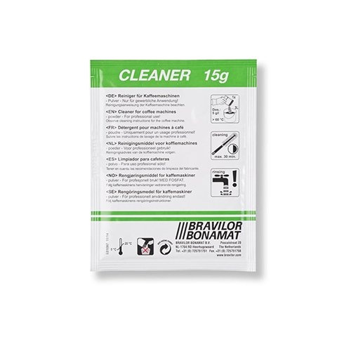 Bravilor Bonamat Bravilor Bonamat Cleaner, reinigingsmiddel voor filterkoffiezetapparaten, doos van 4 x 15 zakjes van 15 g