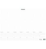 Brepols Brepols schrijfonderlegger met weekkalender, ongedateerd