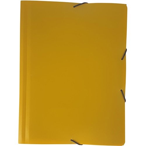 Bronyl Bronyl elastomap Nature ft A4, uit PP, mosterdgeel