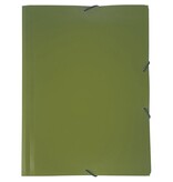 Bronyl Bronyl elastomap Nature ft A4, uit PP, kaki groen