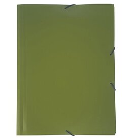 Bronyl Bronyl elastomap Nature ft A4, uit PP, kaki groen