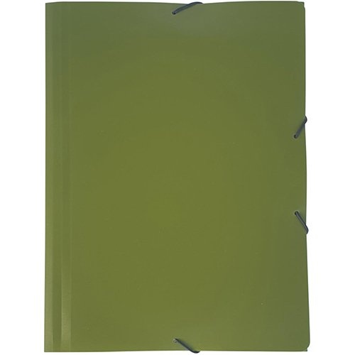 Bronyl Bronyl elastomap Nature ft A4, uit PP, kaki groen