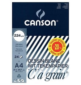 Canson Canson tekenblok C à grain® A4, papier van 224 g/m² [10st]