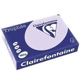 Clairefontaine Clairefontaine Trophée Pastel, gekleurd papier, A4, 160 g, 250 vel, lila