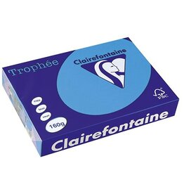 Clairefontaine Clairefontaine Trophée Intens, A4, 160g, koningsblauw
