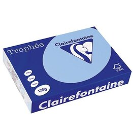 Clairefontaine Clairefontaine Trophée Pastel, gekleurd papier, A4, 120 g, 250 vel, helblauw