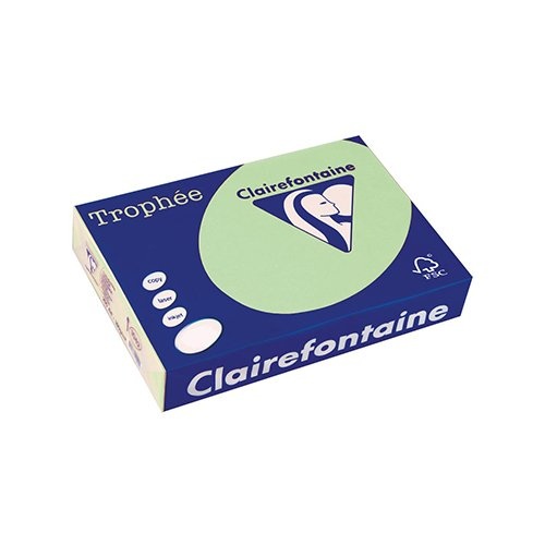 Clairefontaine Clairefontaine Trophée gekleurd papier, A4, 80 g, 500 vel, natuurgroen