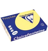 Clairefontaine Clairefontaine Trophée gekleurd papier, A4, 80 g, 500 vel, citroengeel
