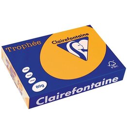 Clairefontaine Trophee A4 80G 500V Goudgeel [1st]