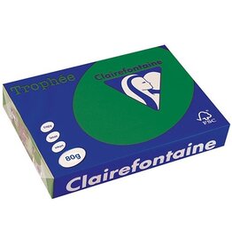 Clairefontaine Clairefontaine Trophée Intens, A4, 80 g, 500 vel, dennegroen
