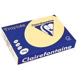 Clairefontaine Clairefontaine Trophée gekleurd papier, A4, 80 g, 500 vel, kanariegeel
