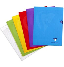 Clairefontaine Clairefontaine schrift Mimesys voor ft A4+, 48 bladzijden, kaft in PP, seyès, geassorteerde kleuren