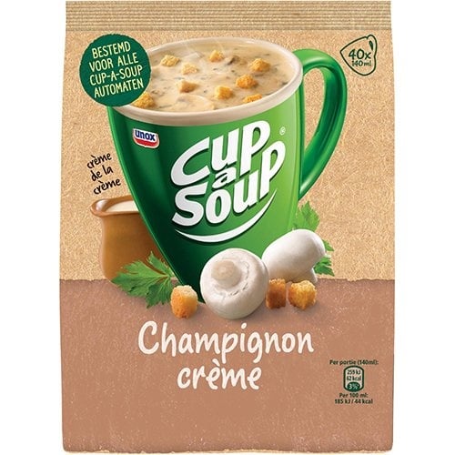 Cup A Soup Cup-a-Soup vending, champignon, 140 ml, zak van 40 porties