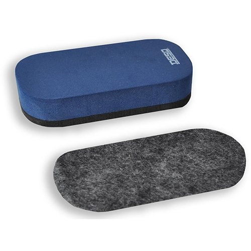 Desq Desq magnetische whiteboardwisser + navulling, blauw