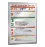 Durable Durable Duraframe ft A3, zilver, pak van 6