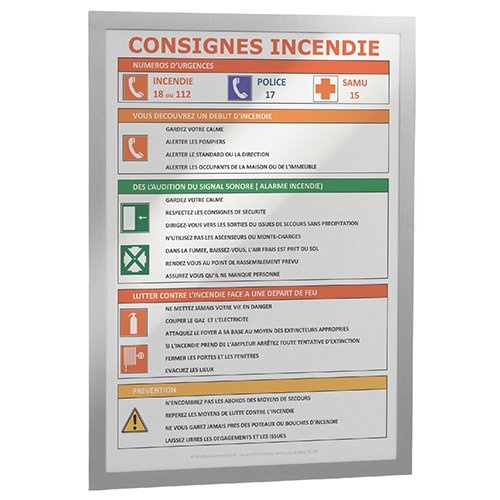 Durable Durable Duraframe ft A3, zilver, pak van 6