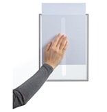 Durable Durable infohoes A4 met statische bevestiging, pak van 5 stuks, grafiet