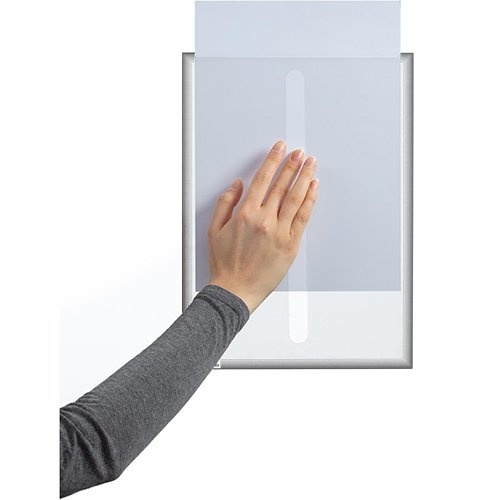 Durable Durable infohoes A4 met statische bevestiging, pak van 5 stuks, grafiet