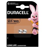 Duracell Duracell knoopcel 357/303, blister van 2 stuks