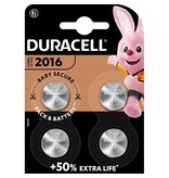 Duracell Duracell knoopcel Specialty Electronics CR2016, blister van 4 stuks