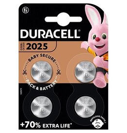Duracell Duracell knoopcel Specialty Electronics CR2025, blister van 4 stuks