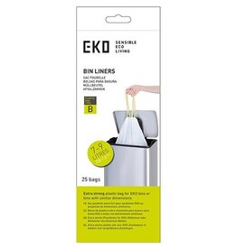 Eko Eko vuilniszakken met trekbandsluiting, 7-9 liter, wit