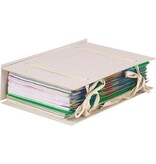 Esselte Esselte uitschuifbare map, met 2 linten, karton, grijs