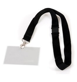 Europel Europel badgehouder met koord, 90 x 60 mm — levering per 5