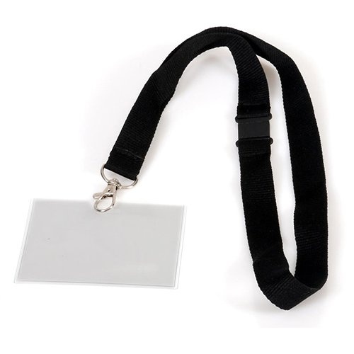 Europel Europel badgehouder met koord, 90 x 60 mm — levering per 5