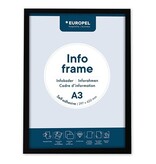 Europel Europel zelfklevend kader ft A3, zwart, pak van 2 stuks