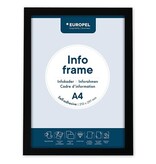 Europel Europel zelfklevend kader ft A4, zwart, pak van 2 stuks