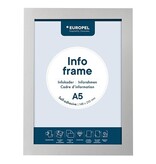 Europel Europel zelfklevend kader ft A5, zilver, pak van 2 stuks