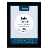 Europel Europel zelfklevend kader ft A5, zwart, pak van 2 stuks