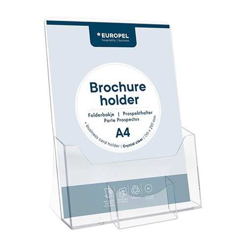 Europel Europel folderhouder, ft A4, met visitekaartbakje