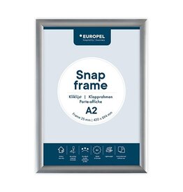Europel Europel clicklijst Premium, 25 mm, ft A2, zilver