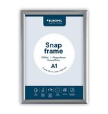 Europel Europel clicklijst, lijst 25mm A1, zilverkleurig posterframe