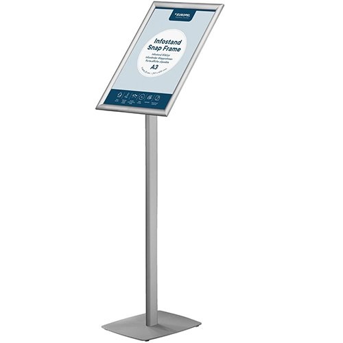 Europel Europel info vloerstandaard voor ft A3, grijs