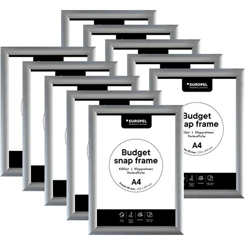 Europel Europel clicklijst Budget, 25 mm, ft A4, pak van 10 stuks